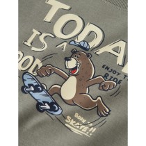 NAME IT Sweatshirt Alexander Shadow Bear Skater